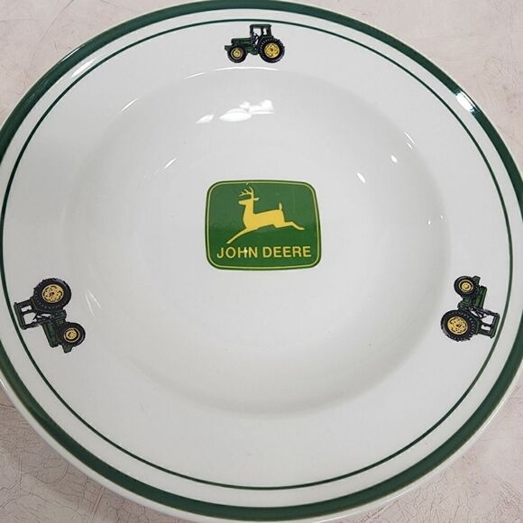 Set of 2 - John Deere 8.75" Dia Cereal Soup Bowls Gibson - Picture 7 of 11